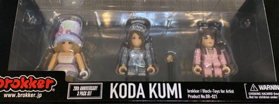 Koda Kumi - 20th Anniversary Brokker Figure set x 3 Japan Toys Collectible